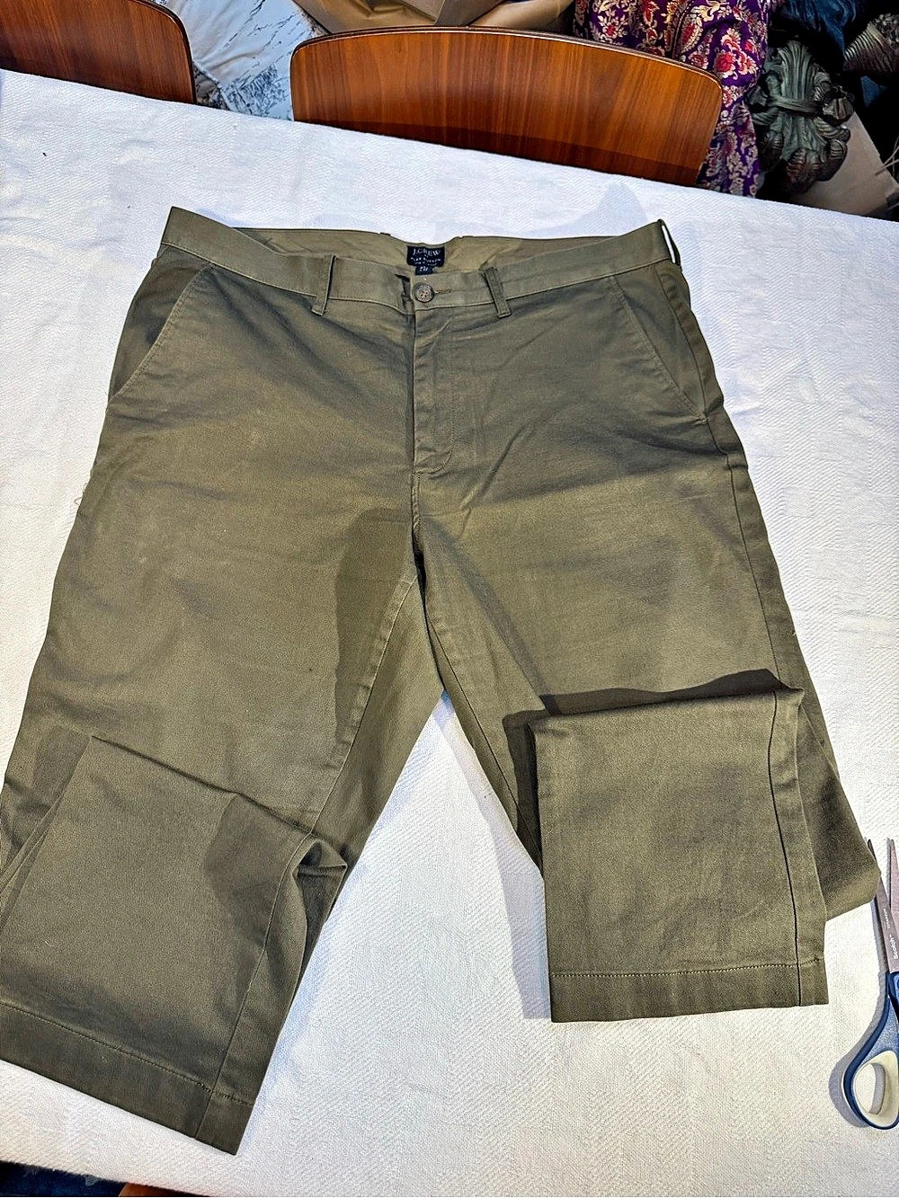 J.Crew Men's pants Waist 36/ 32 Green